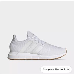 Men's Adidas Originals Swift Run 1.0 Casual Shoes. Color White. Size: US 8